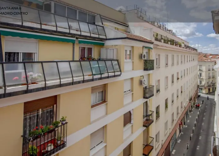 Vive Madrid con Terraza para 5 en Santa Ana 6